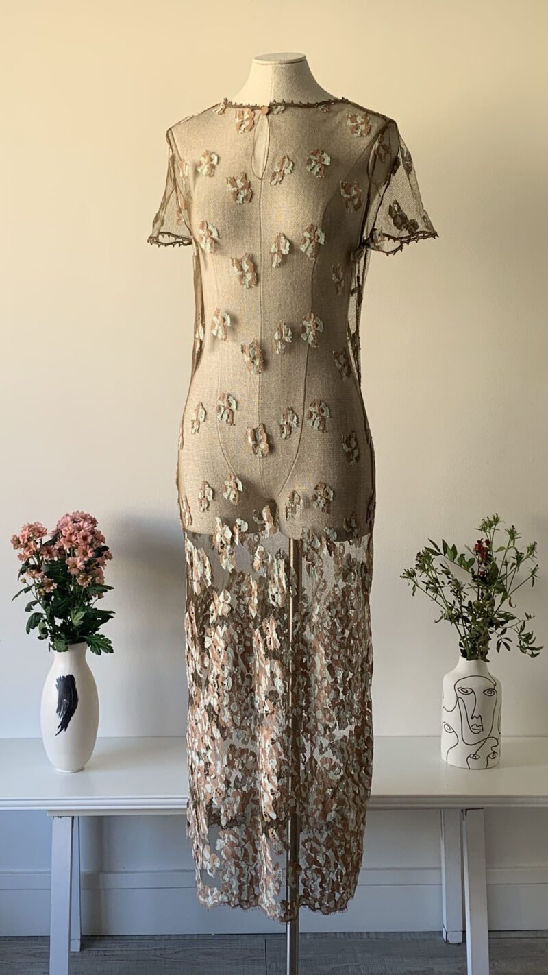 Chloé SS 1994 tulle floral ensemble