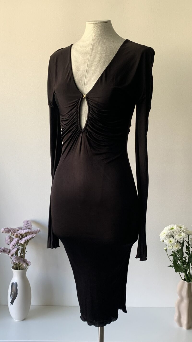 Gucci by Tom Ford FW 2003 longsleeve bodycon dress