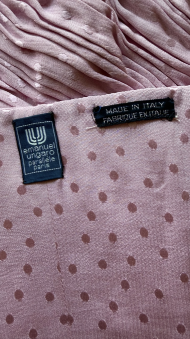 interior label of emanuel ungaro parallele vintage 1986 corset top