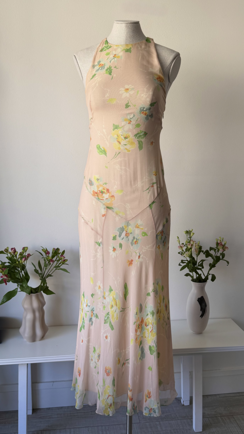Ralph Lauren Purple Label SS 2012 pink floral gown